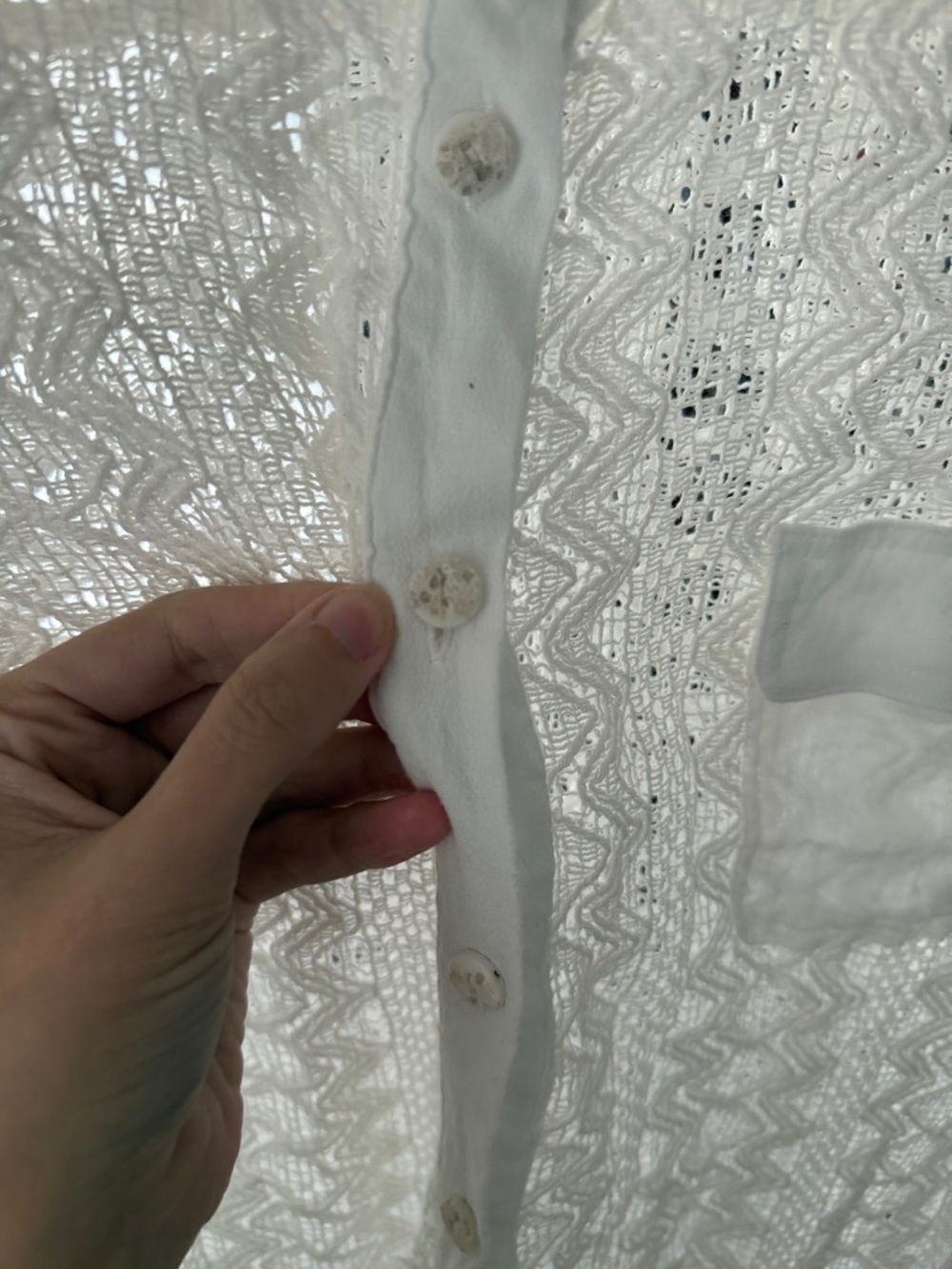 POL boho lace button down - Picture 5 of 10